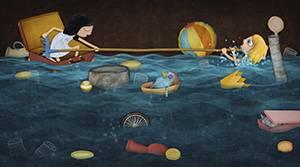 Mimi a líza - Záhrada