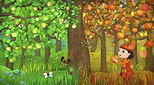 Mimi a líza - Záhrada