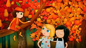 Mimi a líza - záhrada