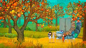 Mimi a líza - Záhrada