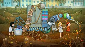 Mimi a líza - Záhrada